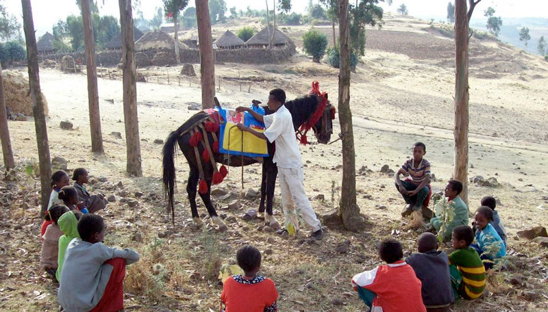 ATGCF's partner organization supports the Horse-Powered Library